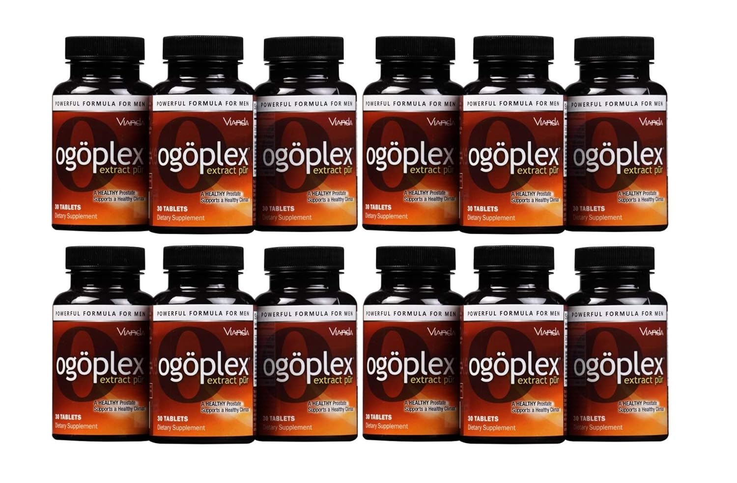 ogoplex Male Prostate Health and Urinary Support Supplement with Graminex Swedish Flower Pollen Saw Palmetto Phytosterols Lycopene -