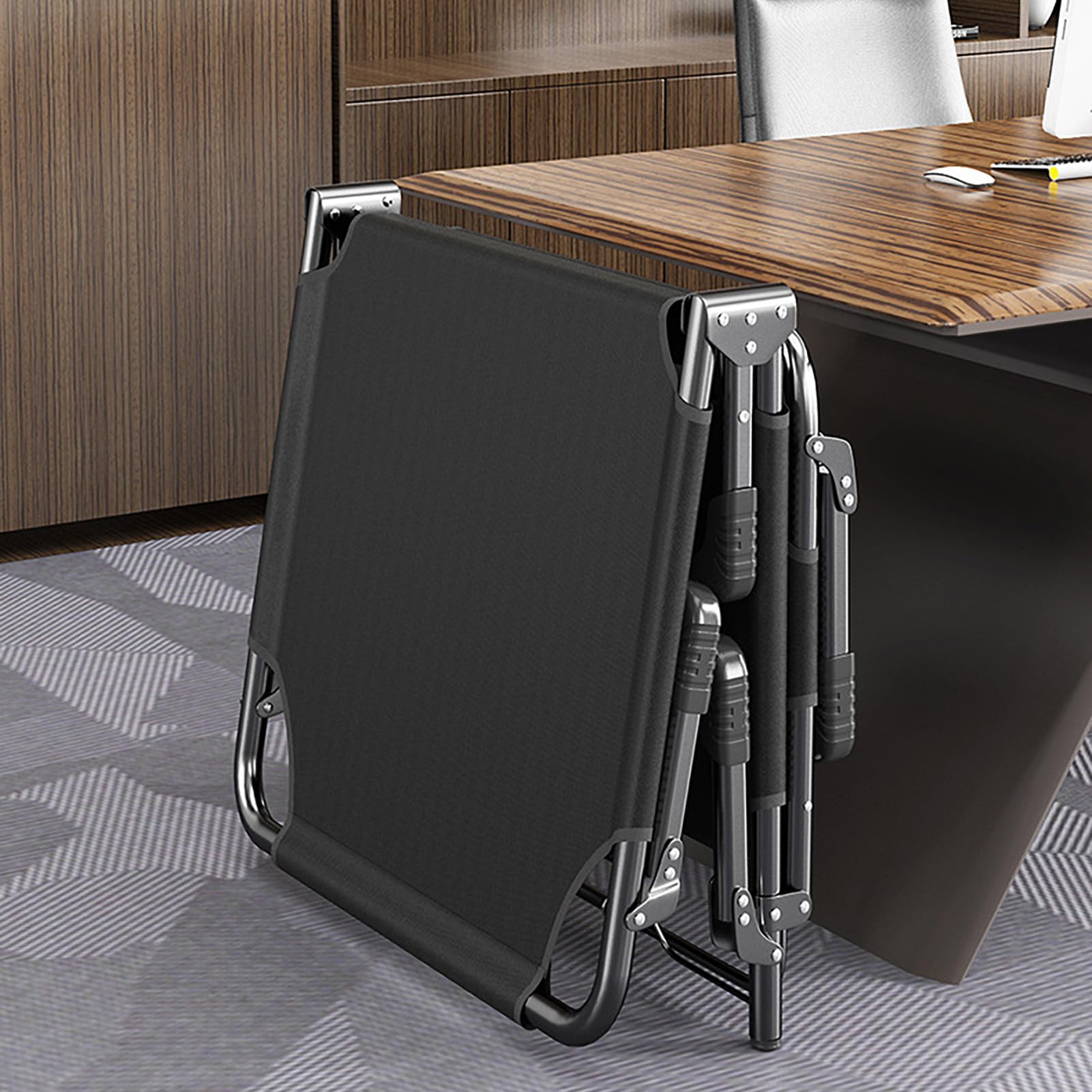 HUHJYUGE Tumbona Playa Plegable, Tumbona Reclinable Exterior Gravedad Cero, Hamaca Silla de Camping Plegable con Reposacabezas y Respaldo Ajustable, para Jardín Piscina Terraza