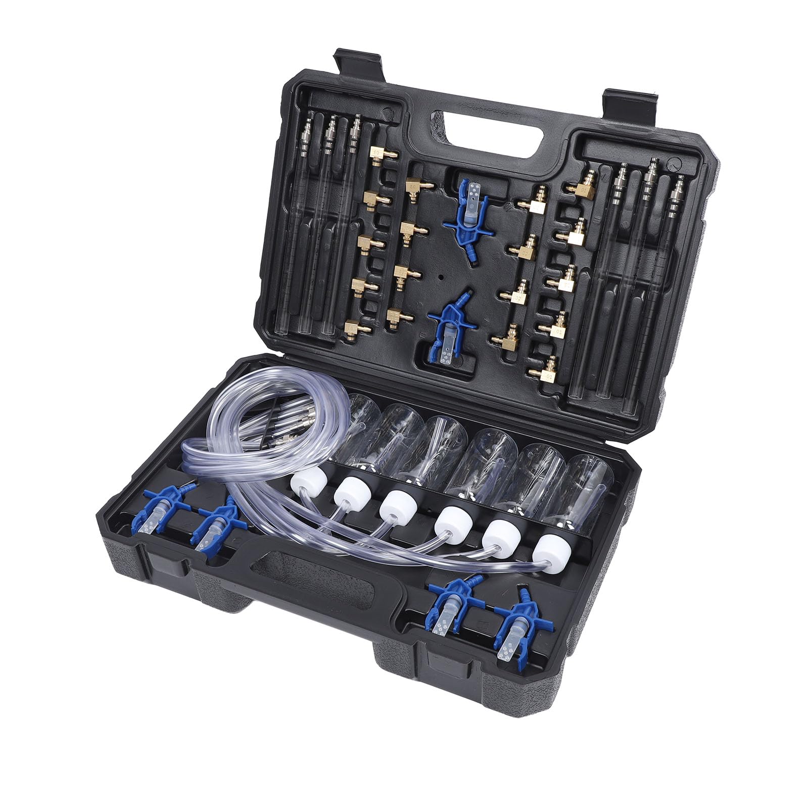 Kit de Prueba de Flujo de Inyector Diésel, Juego de Probador de Inyector de Combustible Multifuncional Eficiente