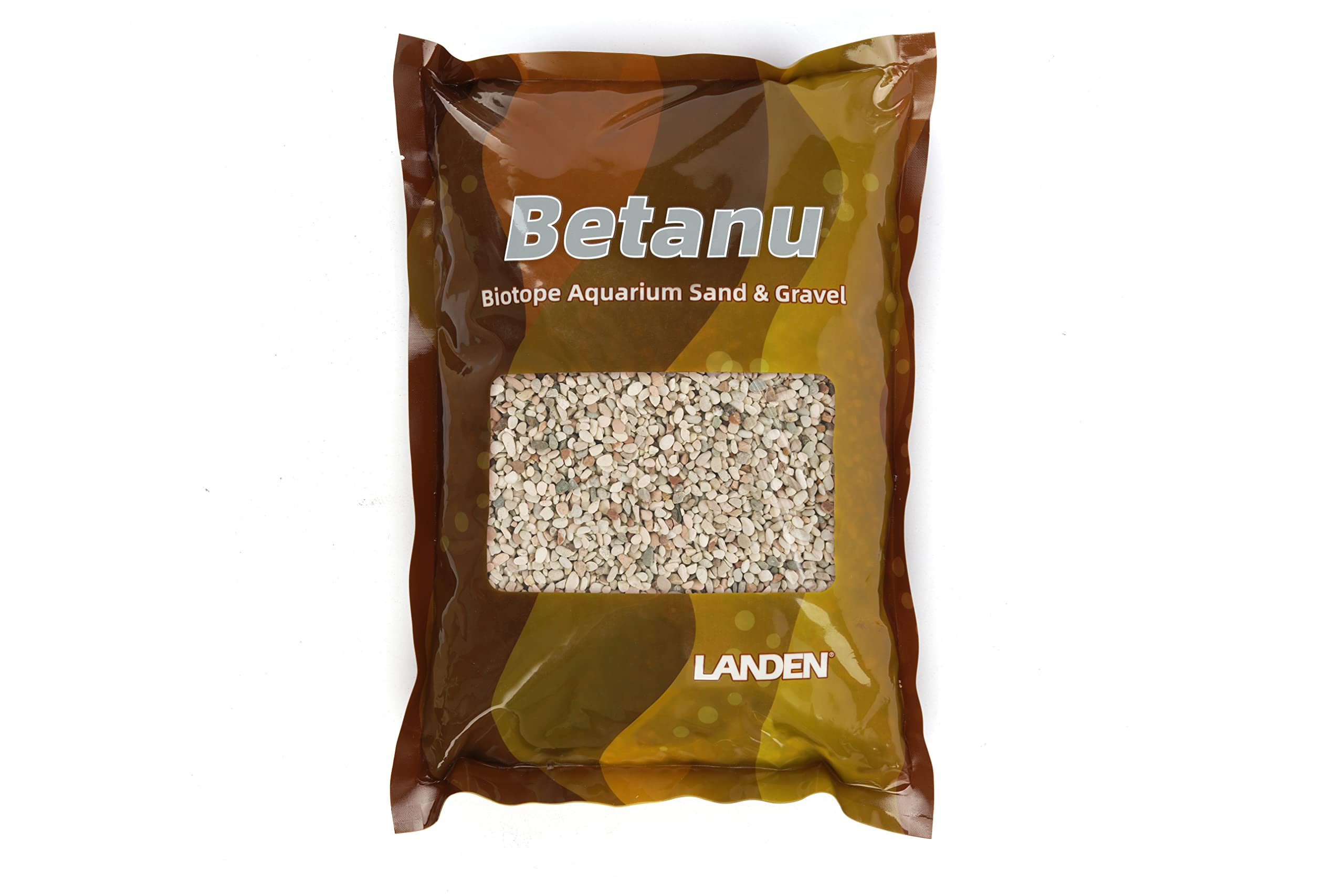 LANDEN Betanu Aquascape Sand for Aquarium Landscape, Natural Cosmetic Gravel, Granite Sand, Fish Tank Decorative Sand, Coarse Sand for Plants, Small