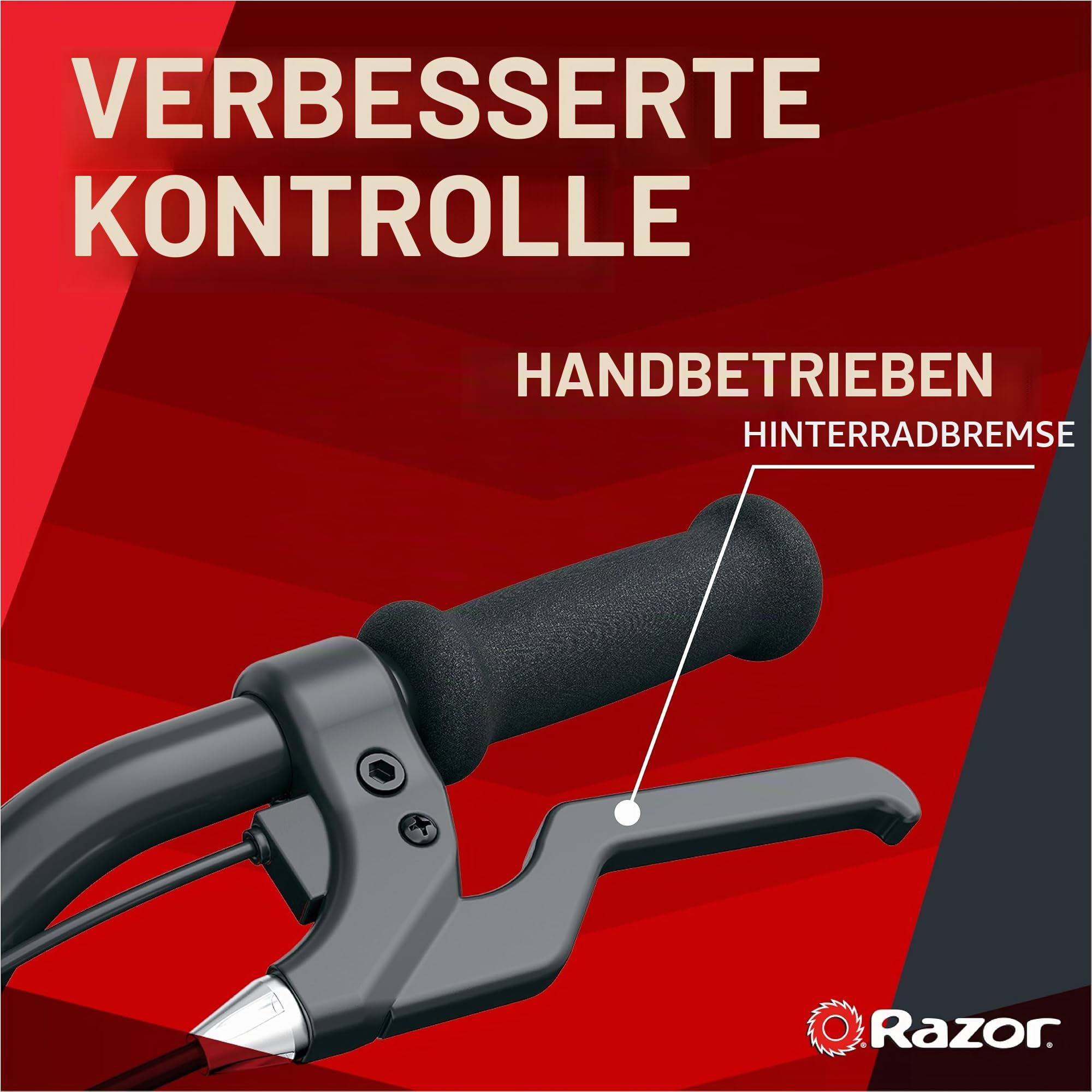 Razor – MX125 Dirt Rocket Elektrisches Dirtbike mit Aufklebern für Kinder ab 7 Jahren, 8 Meilen pro Stunde Höchstgeschwindigkeit und 40 Minuten Fahrzeit, 12 V 5 Ah Batterie