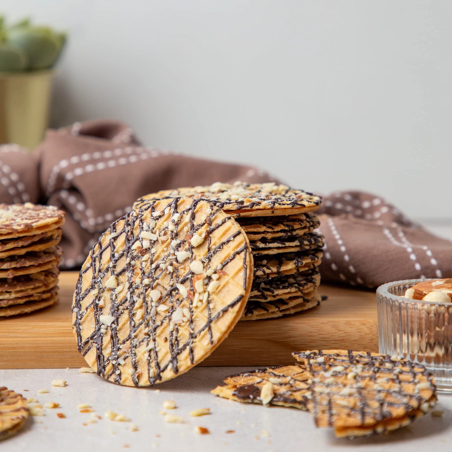 Buy Nova Nova Multigrain Waffle Cookies Dark Chocolate Vegetarian