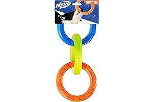 Nerf Dog 3-Ring Ring Tug Dog Toy: The Ultimate Doggy Delight!
