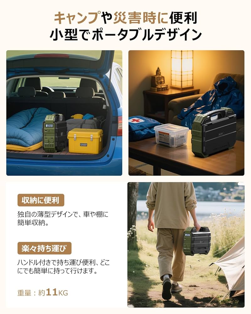 BROWEY ポータブル電源 独自のソーラーパネル一体型 AC100V Amazon.co.jp: BROWEY ポータブル電源 ソーラーパネル一体型