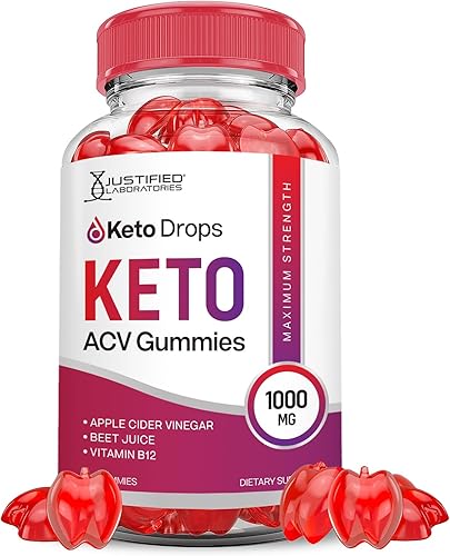 Keto Drops Keto ACV Gomitas de fórmula avanzada de 1000 mg Keto Drops Keto Gomitas de vinagre de sidra de manzana formulado con jugo de granada y