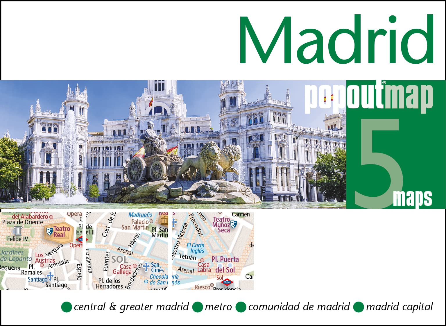Madrid PopOut Map by  PopOut Maps - 9781914515675