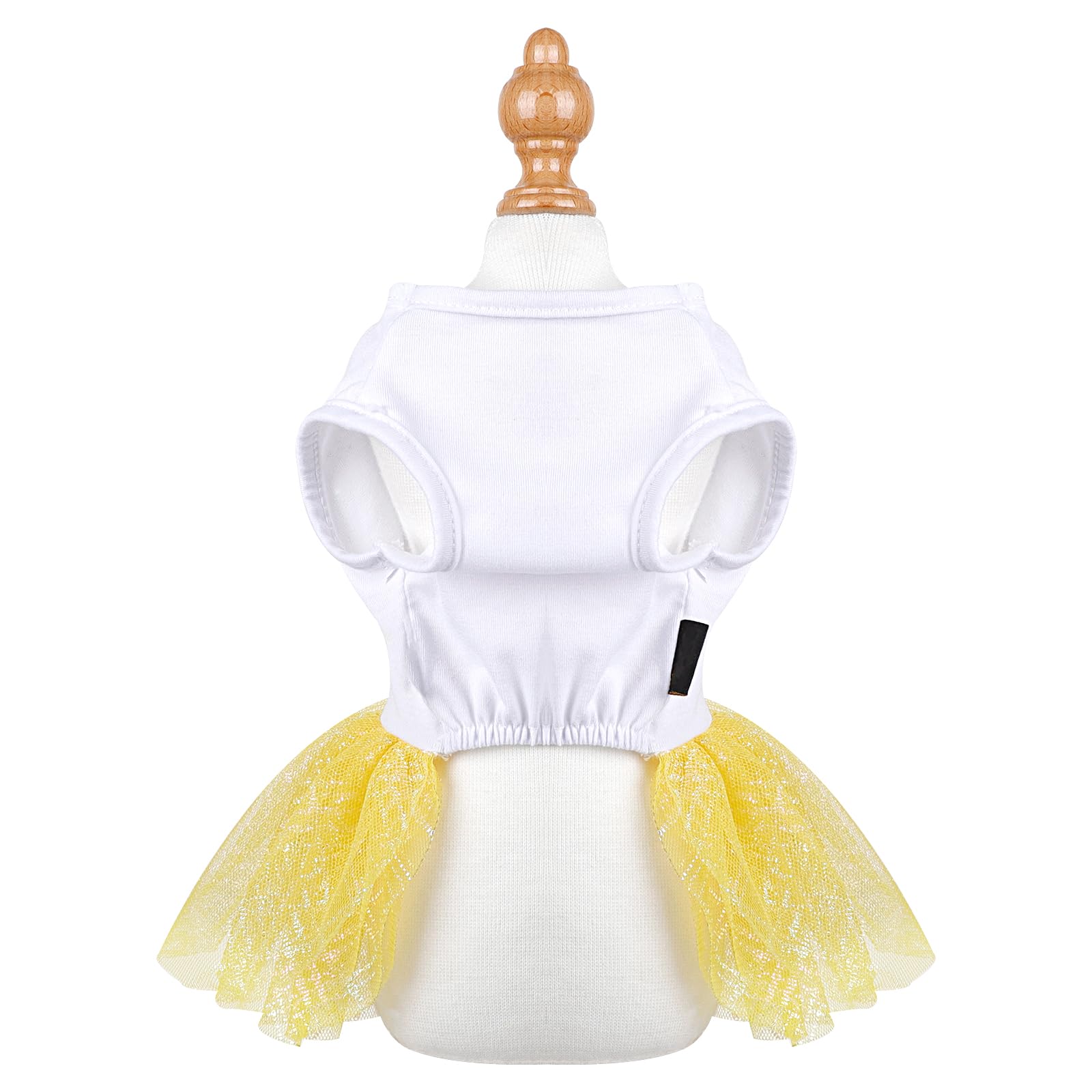 Dog Dress for Spring Summer, Small Dogs Girl Skirt Female Puppy Dresses Pet Yorkie Chihuahua Tulle Dress?Birthday Party Lace Costume Tutu Apparel