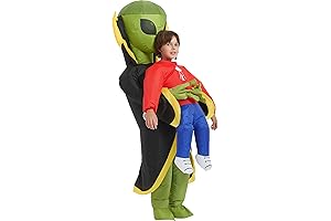 One Casa Inflatable Alien Costume for Kids, Blow Up Costume for Party and Halloween