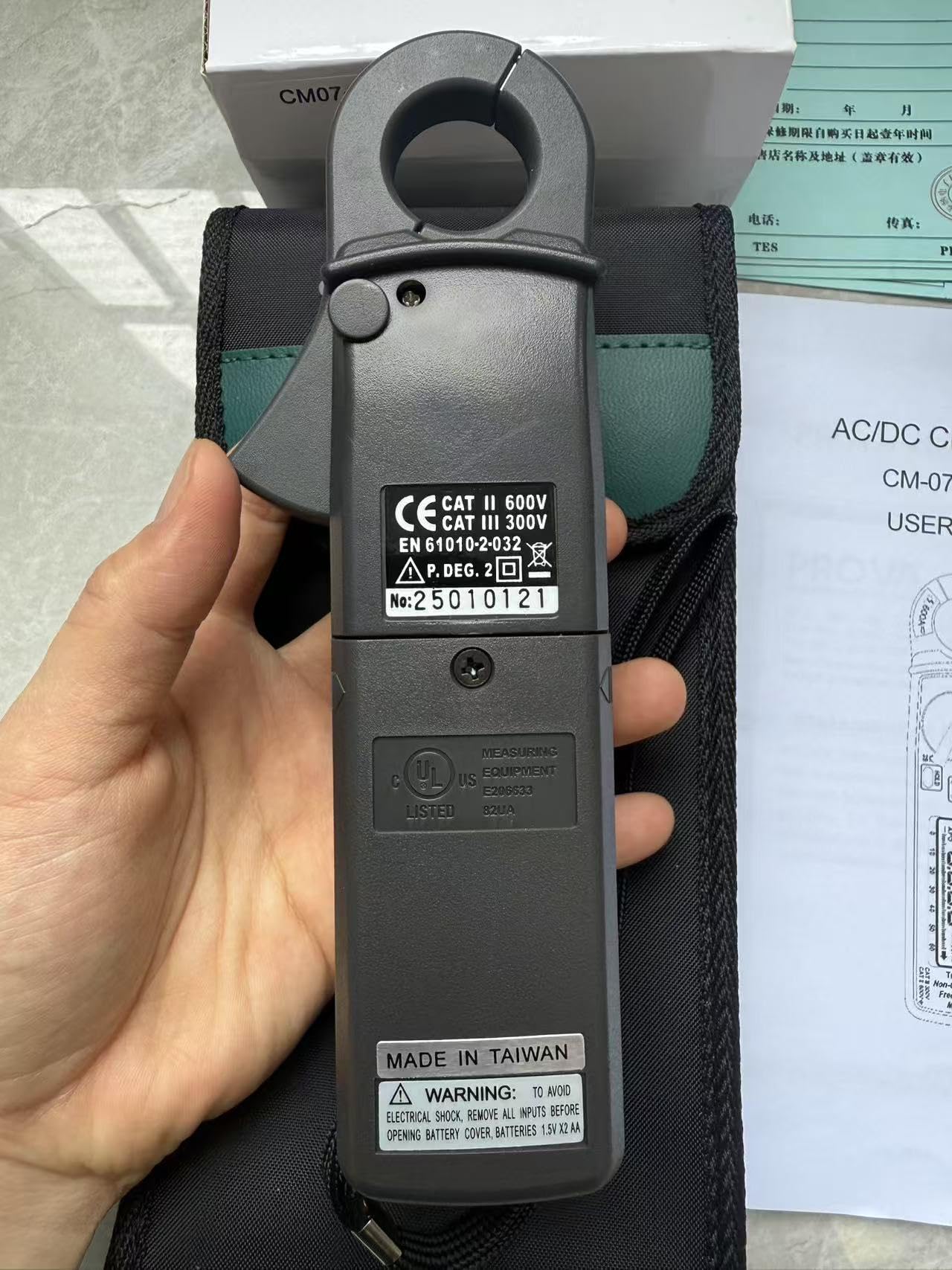 Qualité Taïwan PROVA CM-03 multimètre à pince AC/DC haute précision multimètre à pince voltmètre numérique AC/DC ampèremètre pinces multimètre professionnel testeur électrique multifonction