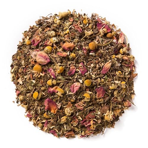 Miniatura 2 de Davidsons Bolsa de té a granel pétalos de rosa de Tulsi 16 onzas