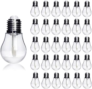 COSIDEA 30PCS Empty lamp bulb lip gloss tube 6ml lipgloss tubes container 0.2oz lip tint containers