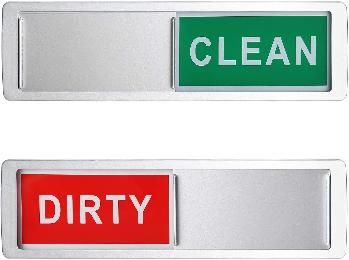 Dishwasher Magnet Clean Dirty Sign, Upgrade Strong Magnet Slide Indicator, Easy to Read, Non-Scratch Water Resistant,Kitchen Organization, Sliver Dishwasher Magnet Clean Dirty Sign, Upgrade Strong Magnet Slide Indicator, Easy to Read, Non-Scratch Water Resistant,Kitchen Organization, Sliver