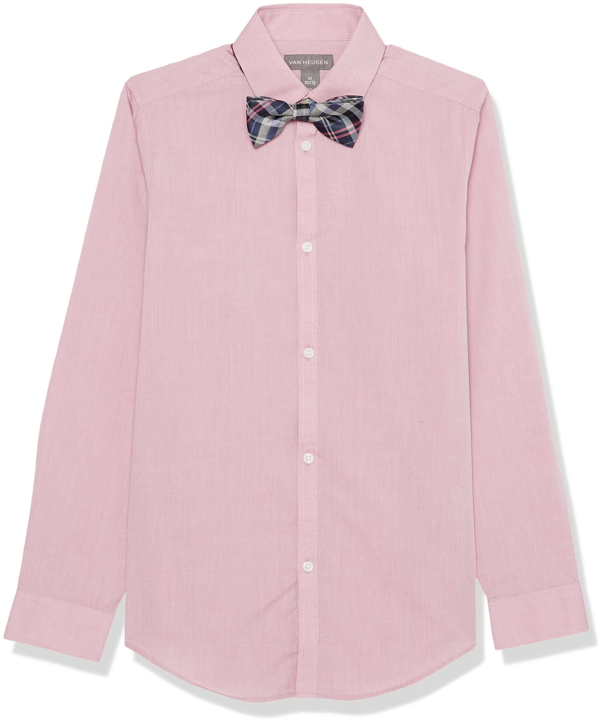 Van Heusen Boys' Long Sleeve Dress Shirt and Bow Tie Set