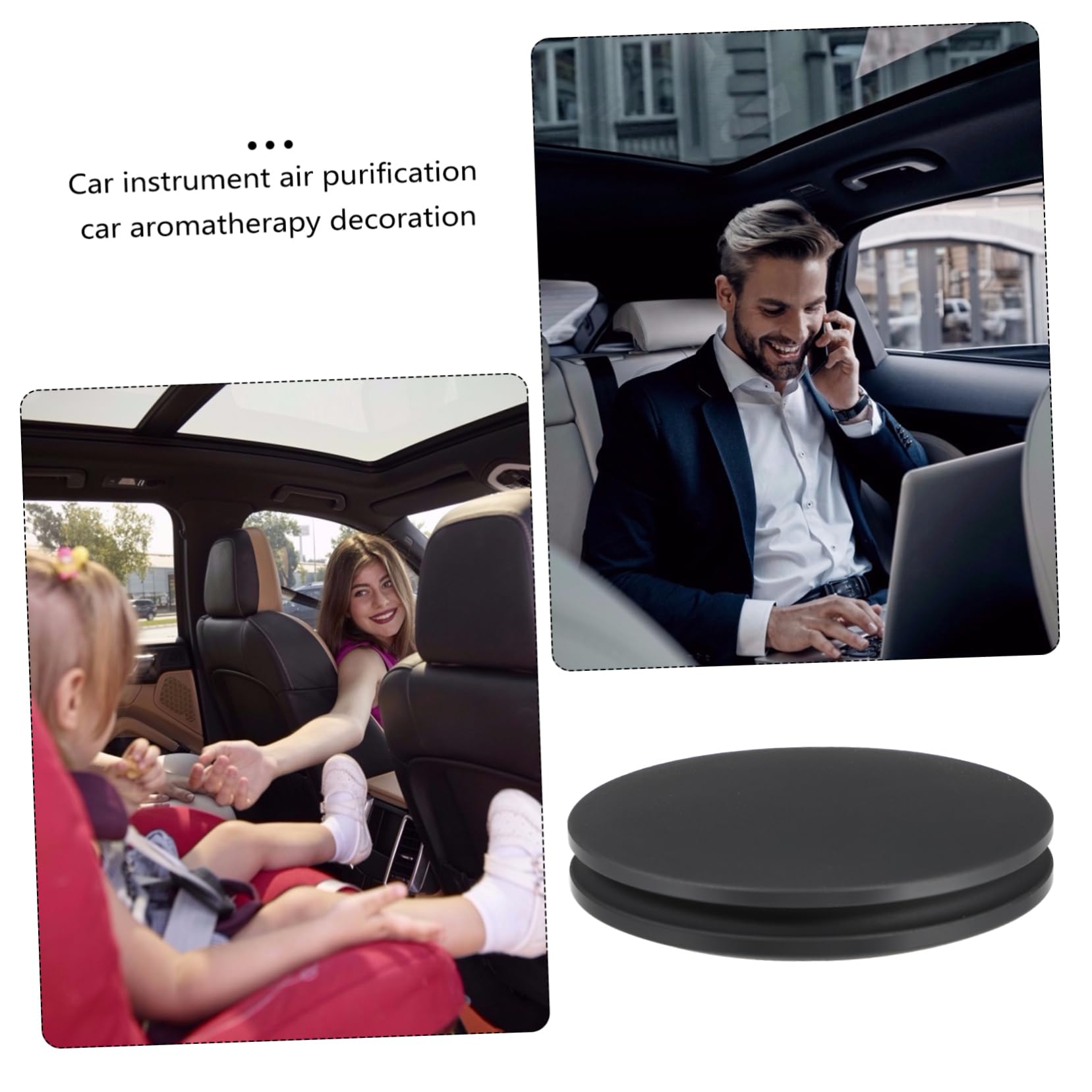Mobestech 3sets Diffusore Per Auto Leggero Per Veicolo Facile Da Installare Design Elegante e Pratico Per Migliorare Aria e Decorare Auto