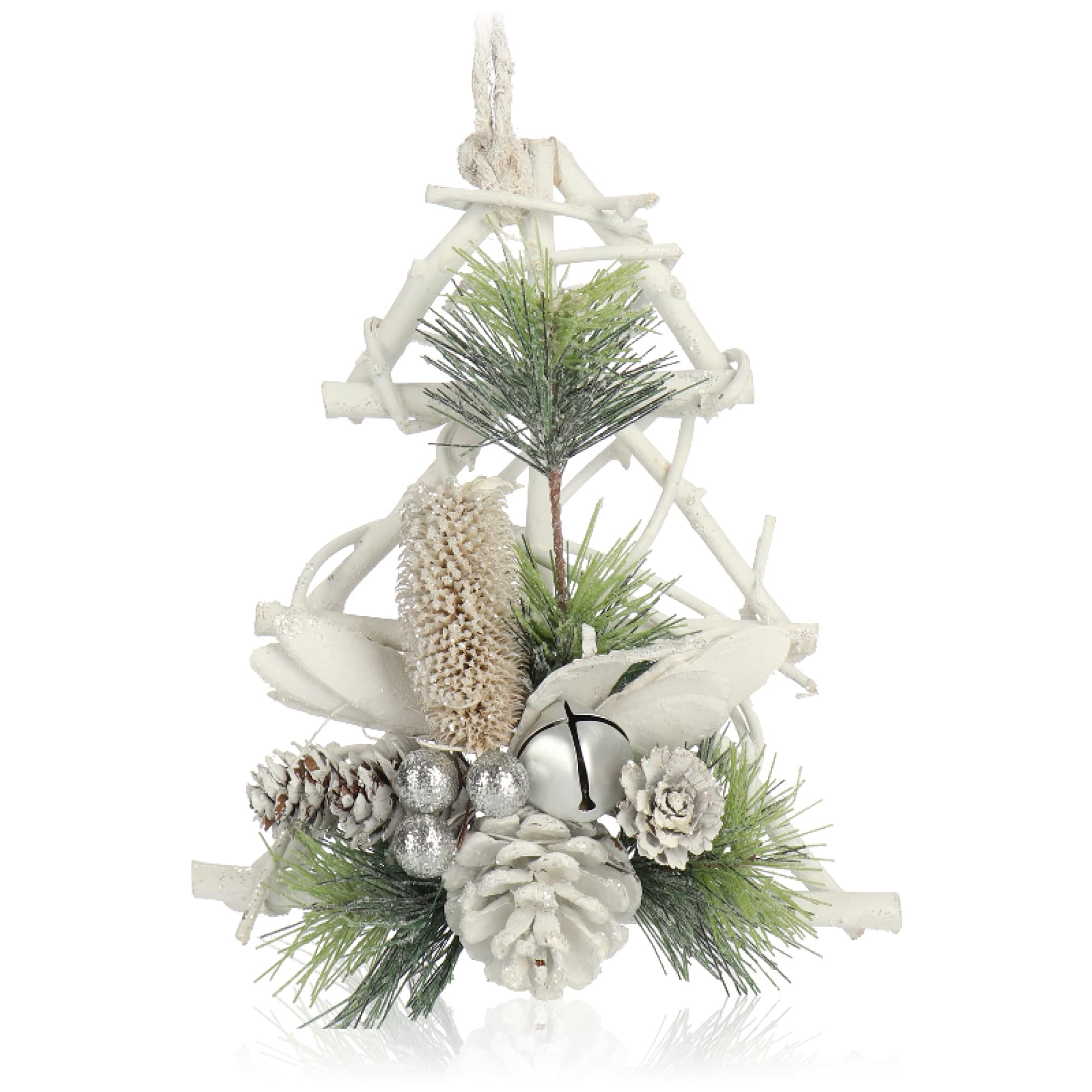 COM-FOUR® Christmas hangers for Christmas decorations - Christmas tree hangers as winter decorations - room decorations or gifts - trailers