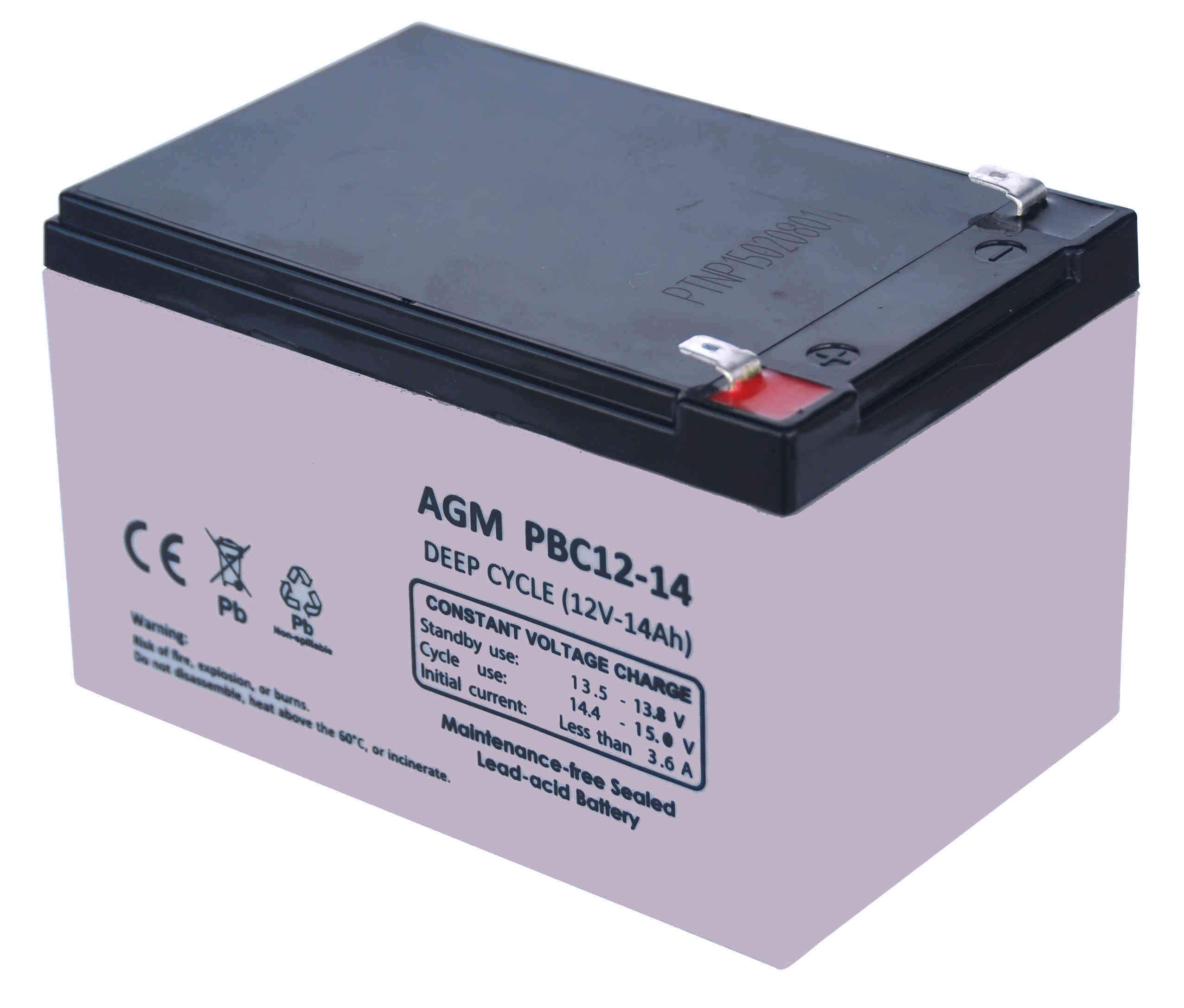 Batería AGM Ciclo Profundo 12V 14Ah PBC12-14