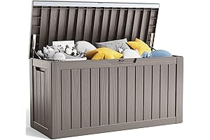 80 Gallon Resin Deck Box: An Expansive Option for Outdoor Light Storage