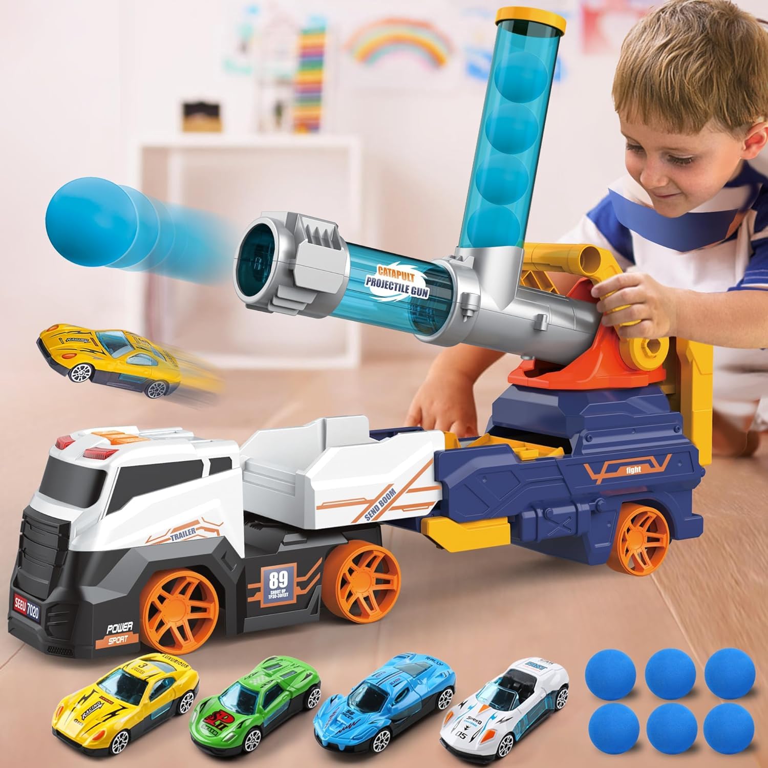 Amazon.com: Dwi Dowellin Truck Toys for Kids, 28
