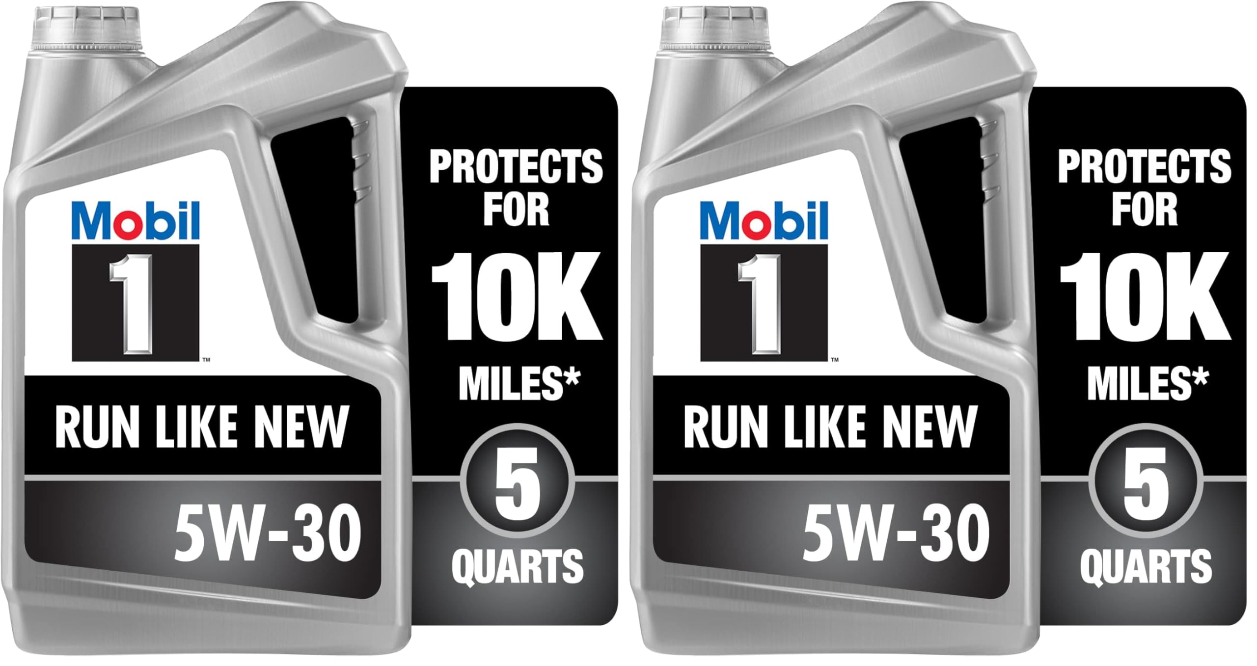 Mobil1 Advanced Full Synthetic Motor Oil 5W-30, 5 Quart (Pack of 2)