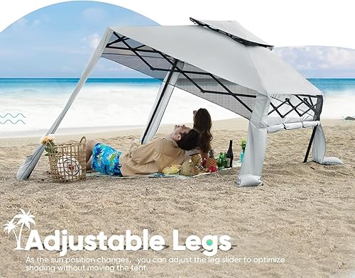 Miniatura 9 de Quictent Tienda de campaña con dosel desplegable, tienda de campaña portátil ligera y compacta por una persona, toldo plegable instantáneo para