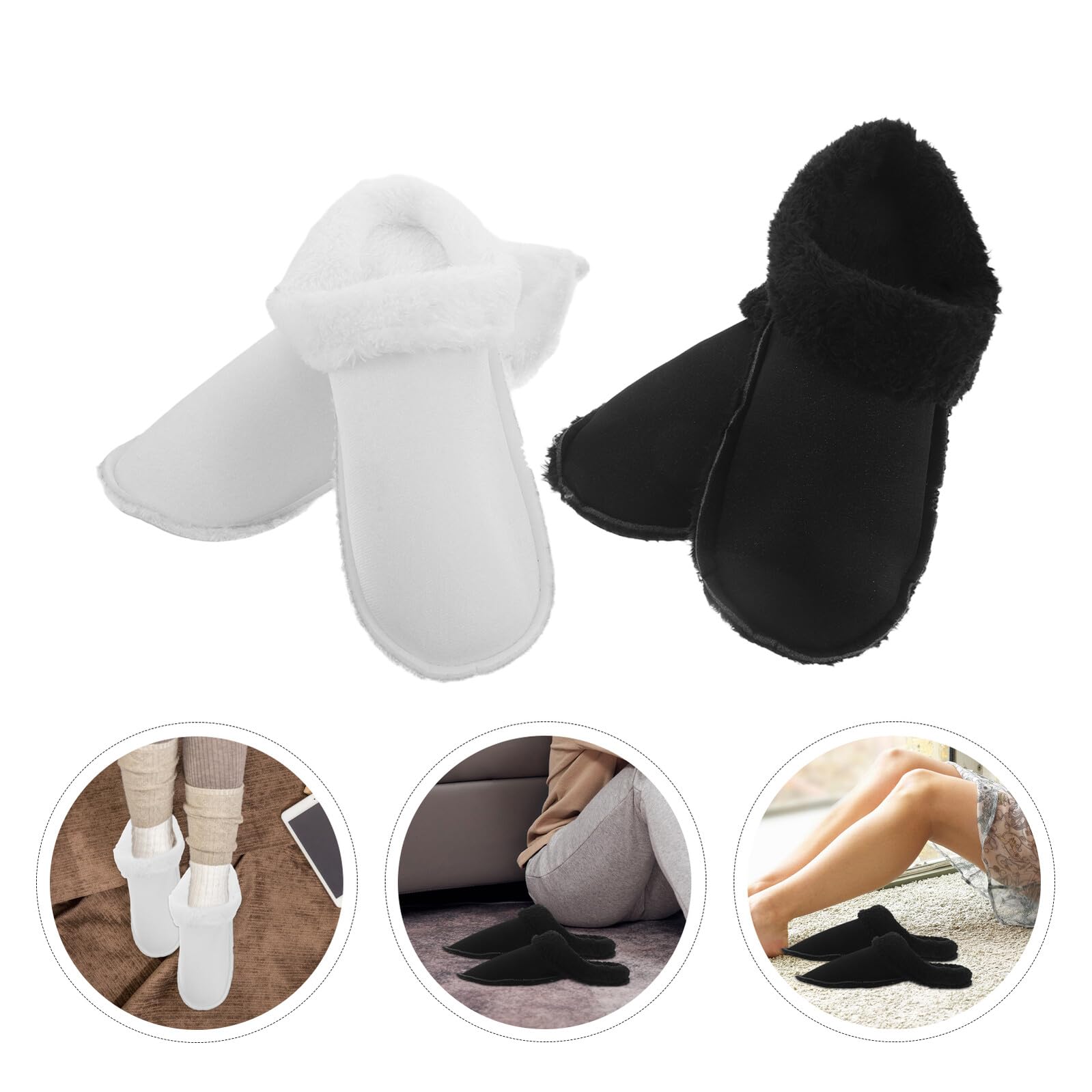 ORFOFE 3 Pares Forro Interior Aislante para Zuecos de Inserciones Suaves y Acogedoras Plantillas Interiores de Repuesto Lavables para Uso Invierno