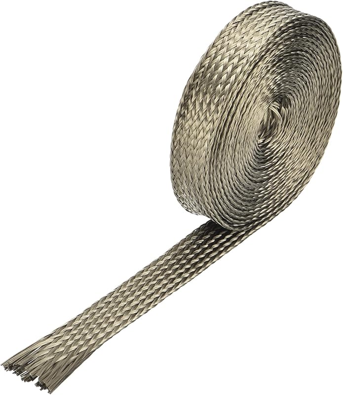 Manga de proteção térmica MECCANIXITY para fios e linhas, 5 mm x 2 m, até 800 °C – 1 unidade
