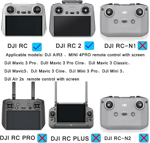 Miniatura 2 de Joystick ajustable colorido para DJI RC/RC 2 mando a distancia con pantalla (no para RC-N1 RC-N2), DJI Air 3/Mini 4 Pro/Mini 3 Pro/Aluminio Metal