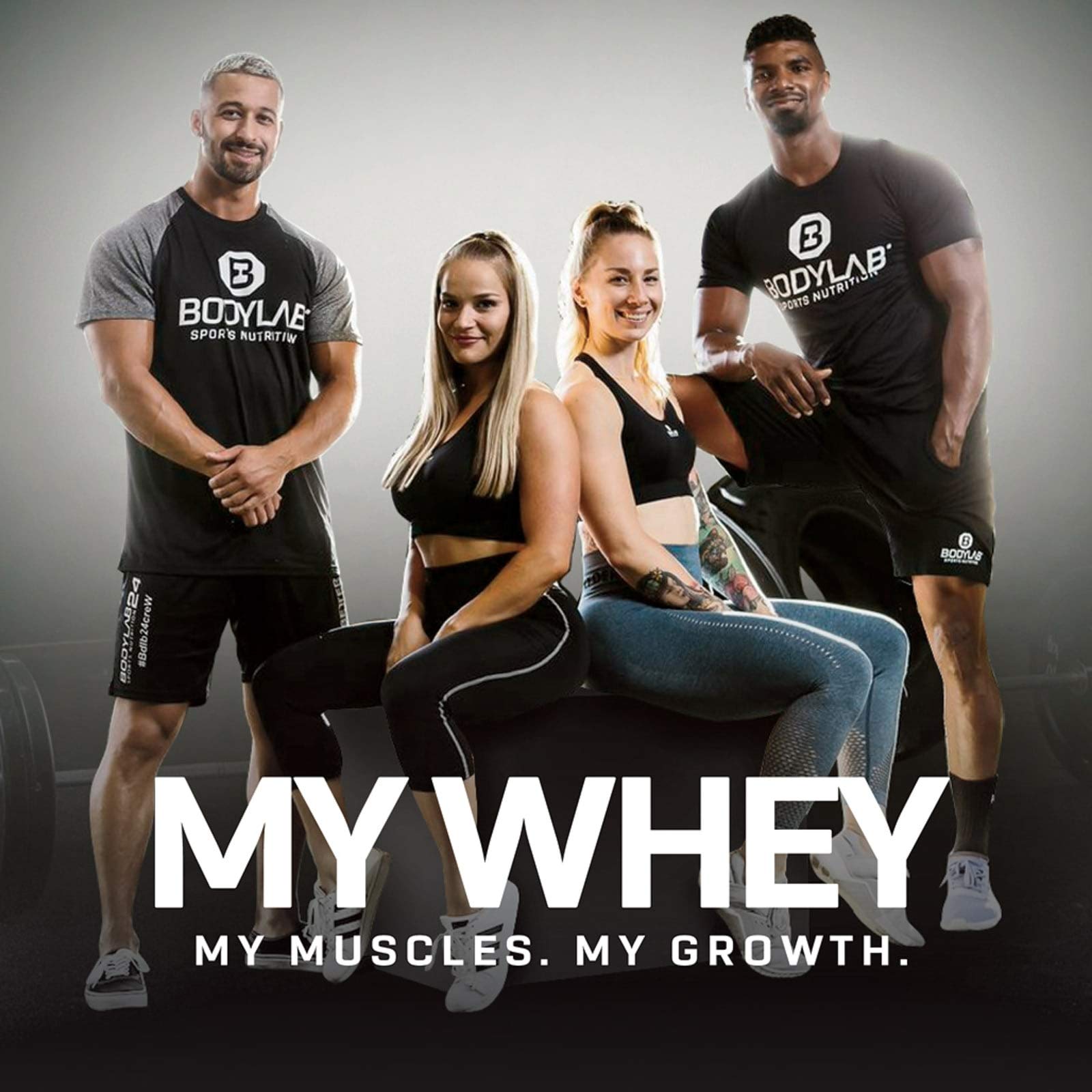 Bodylab24 Megadeal 24 Stunden Eiweiß, Whey Protein Vanille, Protein-6 Vanille und Shaker für Kraftsport und Fitness, kann den Aufbau und Erhalt von Muskelmasse unterstützen