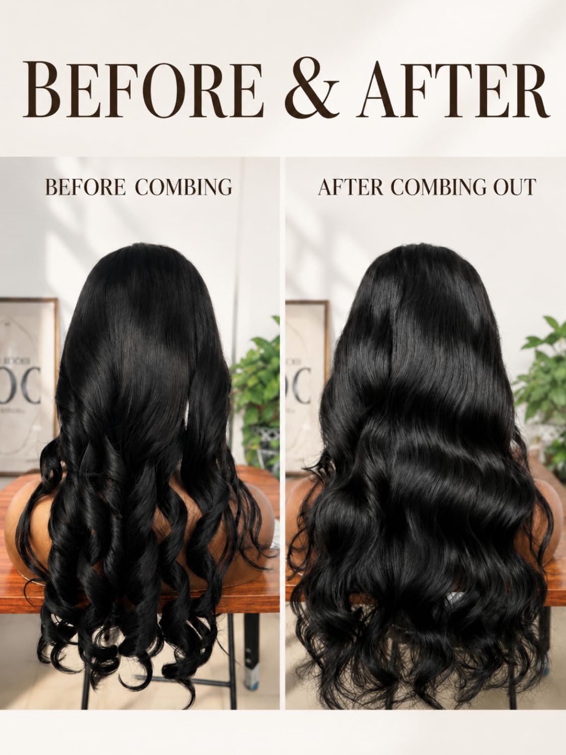 Sunber Loose Body Wave Human Hair Wig 24 Inch Glueless 13x4 HD Lace Front Wig Pre Cut Pre Plucked Bleached Knots with Drawstring Cap, Ready to Wear Bye Bye Knots Loose Wave Wig