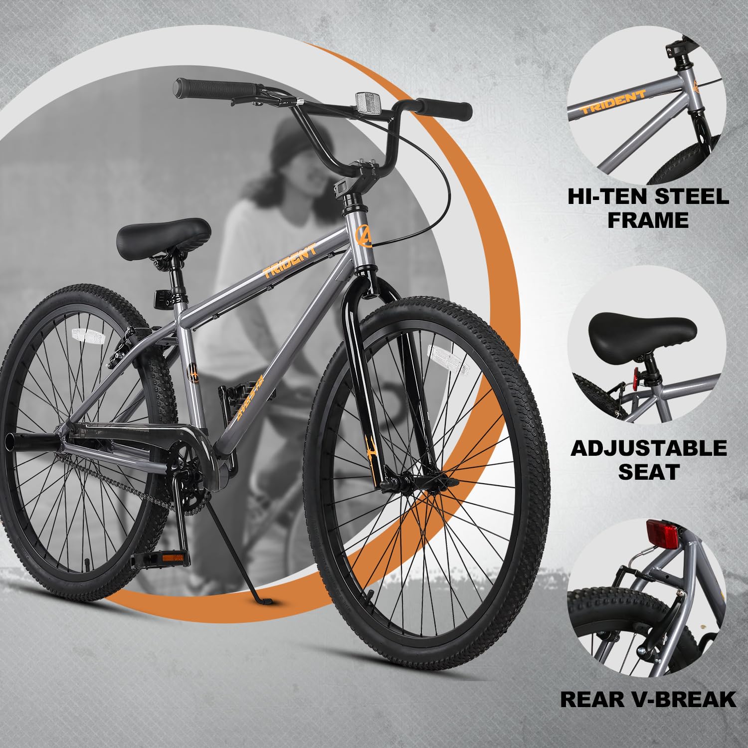 AVASTA 24 26 Zoll BMX Fahrräder Freestyle für Anfänger und Fortgeschrittene mit 2 Pegs Trick Cycling und Professional Riding