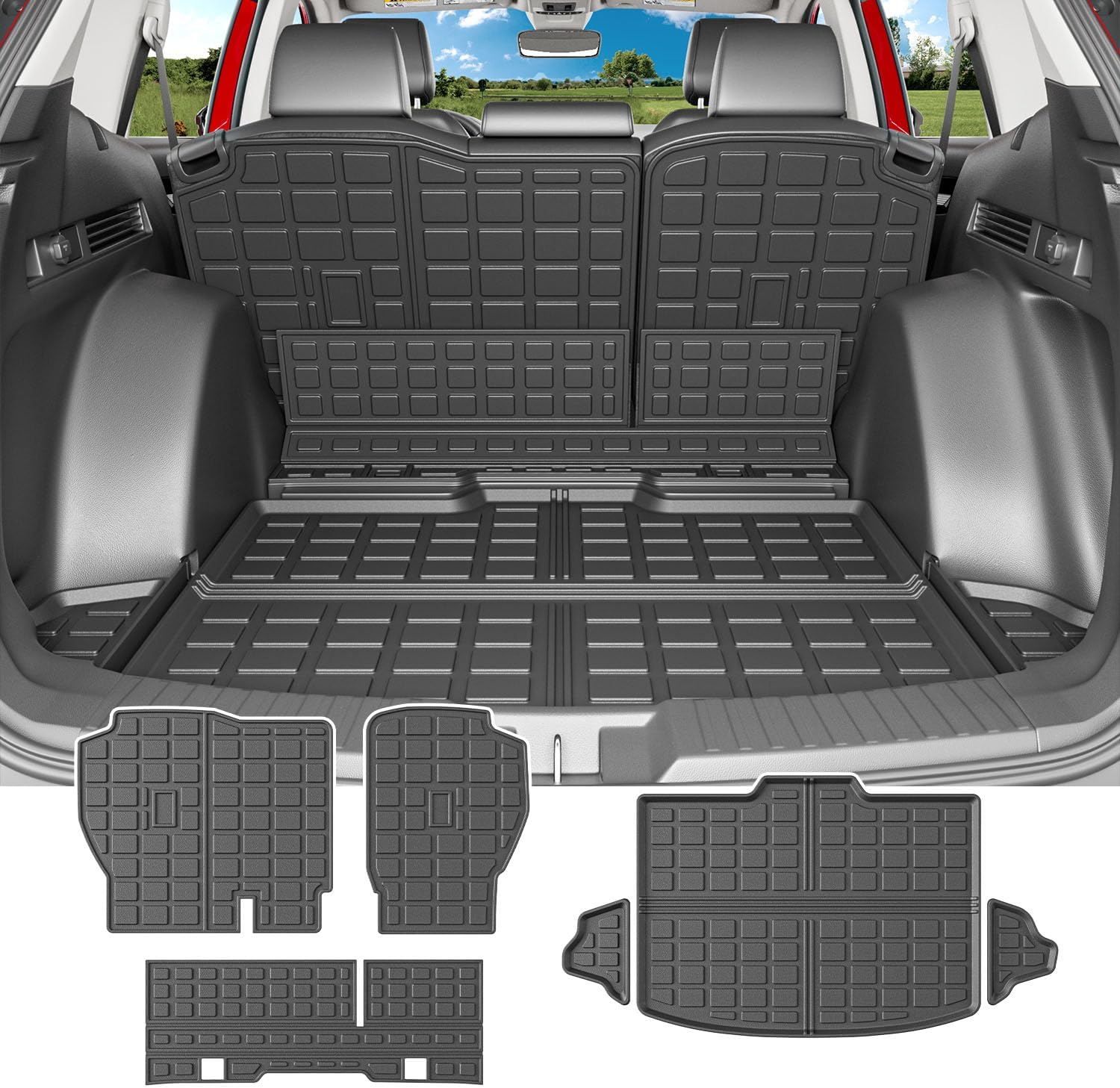powoq Cargo Mat Compatible with 20232025 Honda CRV Trunk