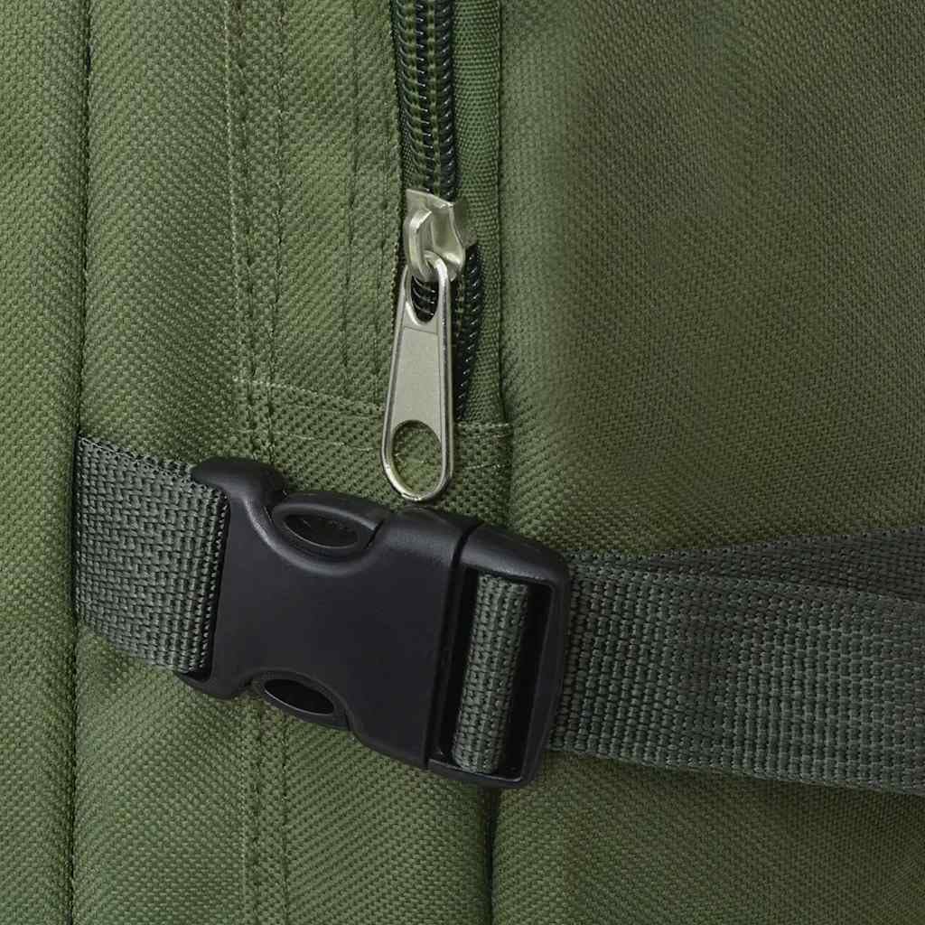 Zaino militare da 65 l, in poliestere 600D, impermeabile, con spallacci imbottiti, cintura in vita e diverse tasche, ideale per attività all'aperto, escursionismo, trekking e vita quotidiana
