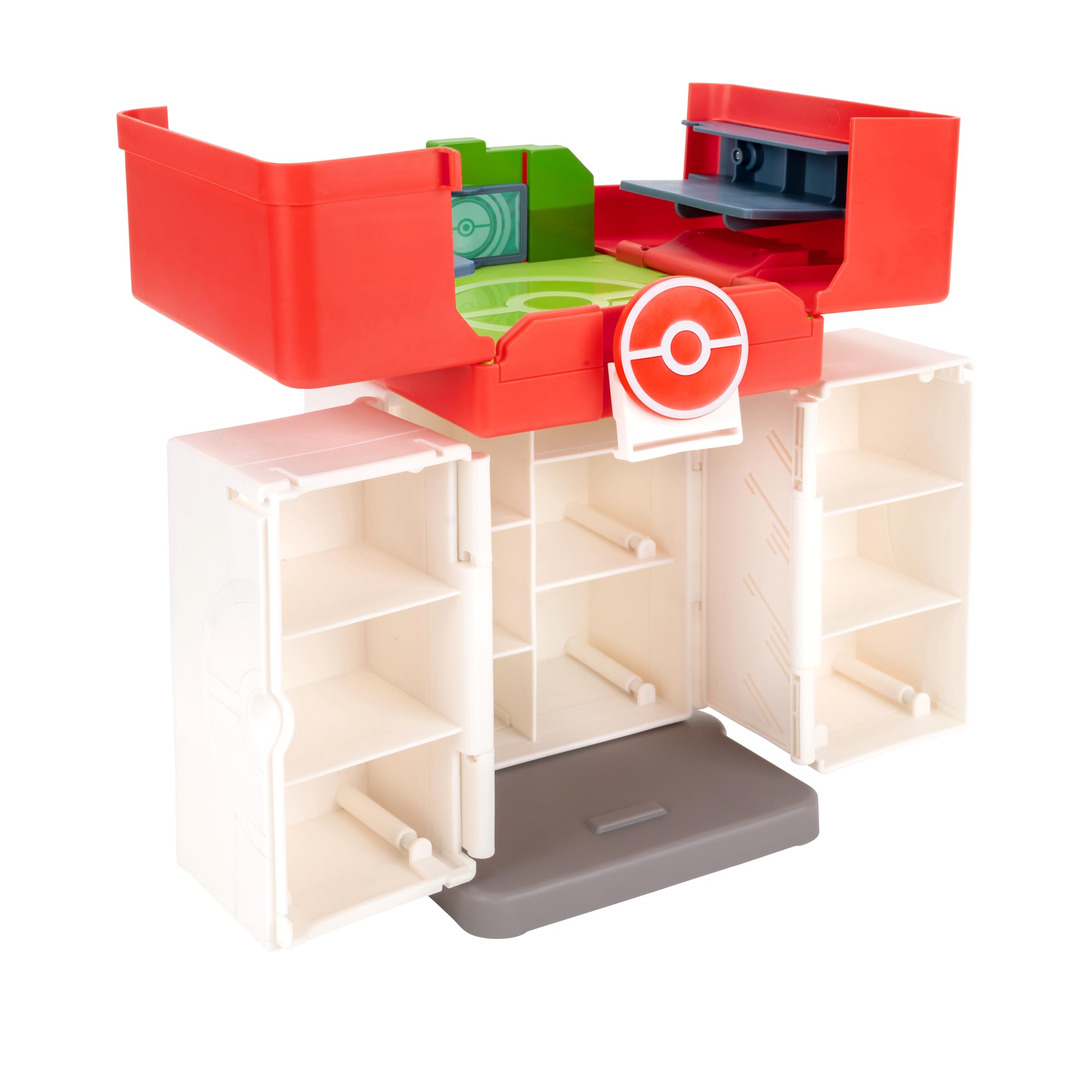 Pokémon PKW4048 - Play 'N' Display Set – Tragbares Spielset mit Kampfarena und 2 Kampffiguren