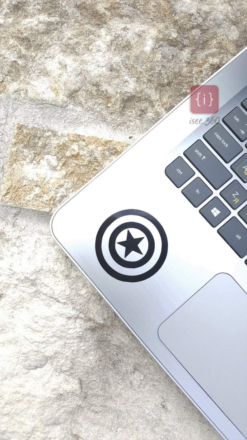 ISEE 360® Laptop Sticker Laptop Skin All Models Vinyl (Black) Decals (L x H 6 cm x 6 cm) (B07R1H257Y) Amazon Price History, Amazon Price Tracker