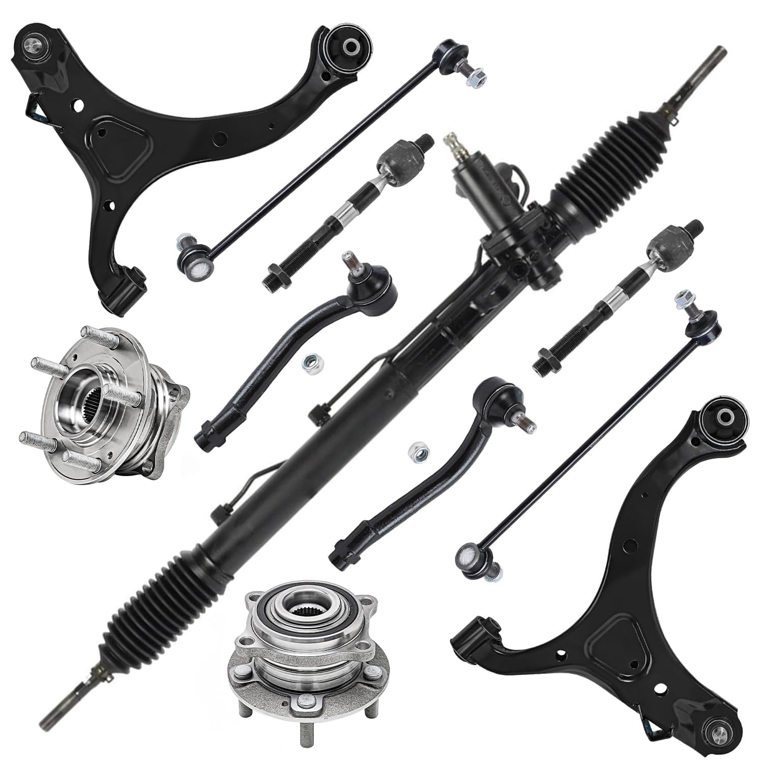 Detroit Axle - Front End Kit for 2010-2012 Santa Fe, Kia 2011-2013 Sorento