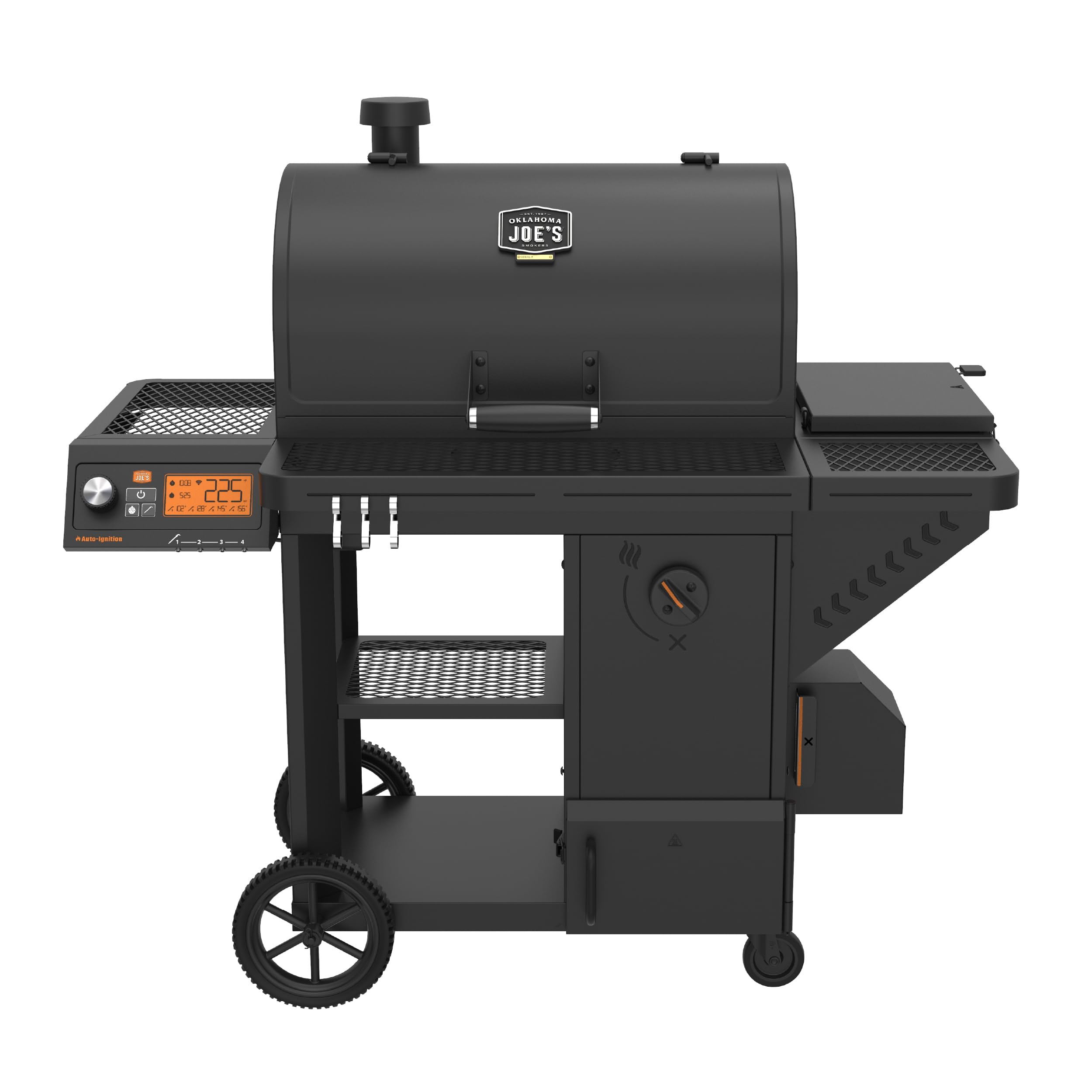 Oklahoma Joe's® Tahoma™ 1200A DLX Auto-Feed Charcoal Smoker & Grill w/Wi-Fi - 25203116