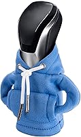 Vista 14 de Sudadera con capucha para palanca de cambios, cubierta universal para pomo de palanca de cambios de automóvil, mini sudadera con capucha