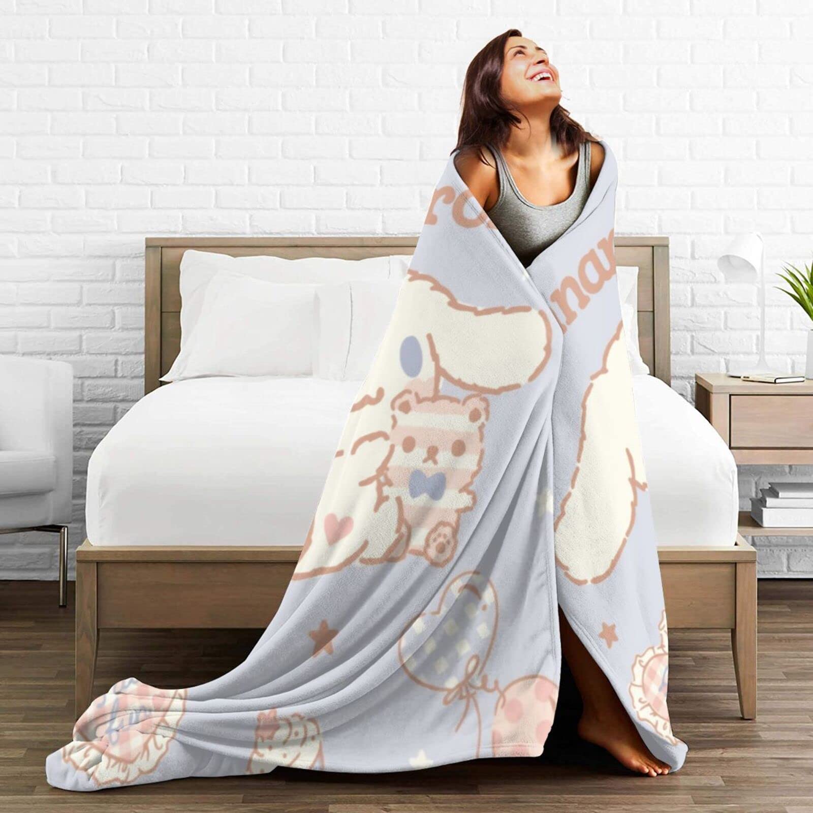 Amazon｜毛布 シナモンロール ブランケット 厚手 150×200cm フランネル 