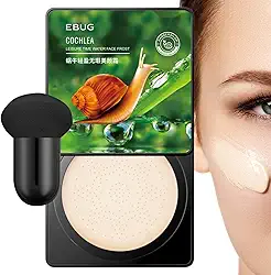 Air Cushion BB Cream - Caracol Colágeno CC Maquiagem - corretivo facial longa duração para criar uma maquiagem perfeita Adequado para todos os tipos pele, fácil espalhar