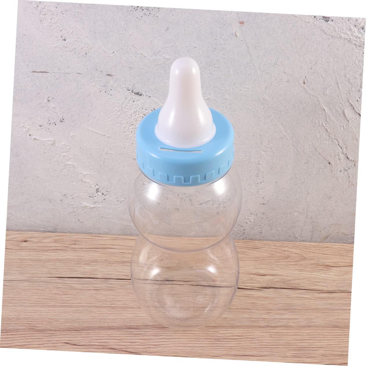 Baby Bottle Piggy Bank - Transparent Money Box For Kids Learning Savings