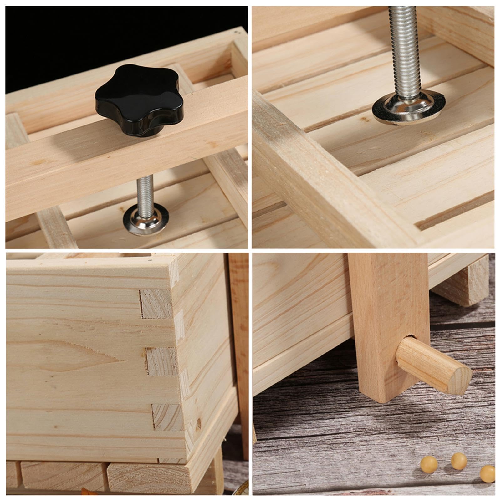 Genérico Press Cheese Making Machine Press, selbstgemachte Werkzeuge zur | Herstellung von Formenrahmen, 2-in-1-Set, mit Käseteilen