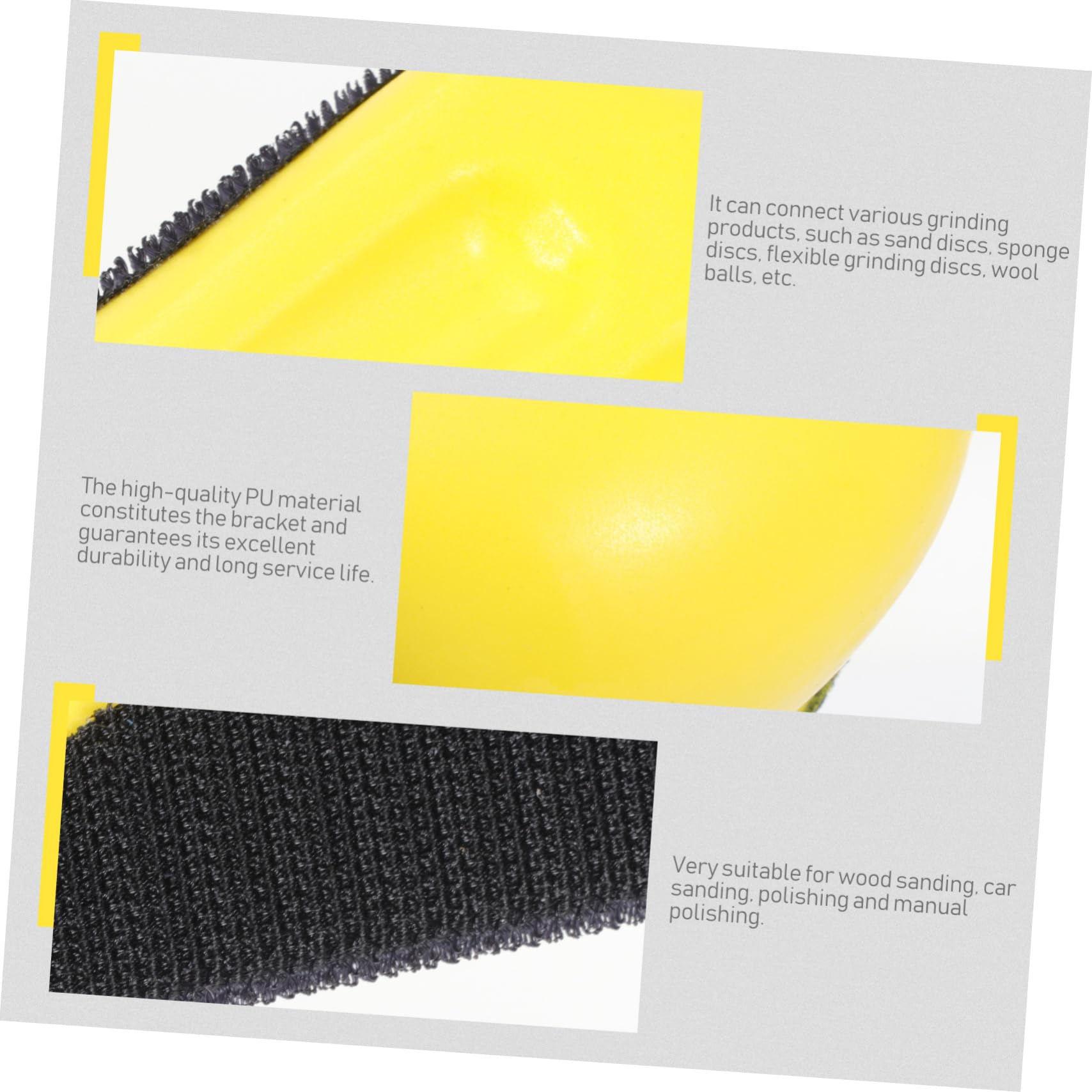 Housoutil 2 Sätze Polierscheibe Werkzeug Polierpads Für Bohrer Schleifen Schleifpads Sandscheibe Polishing Pad Politur Pads Schleifpapier Manuelle Schleifscheibe Sandpapier Pu 2 Stück * 2