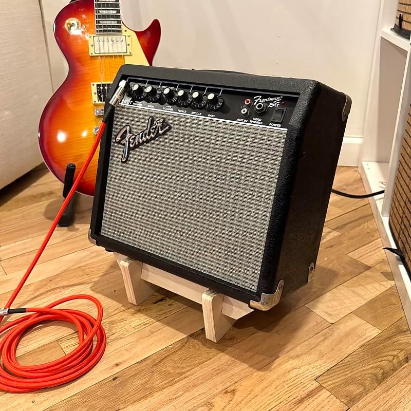 Wooden Guitar Amp Amplifier Stand - No Tools Low Profile