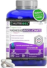 Magnesio Bisglicinato + Vitamina B6 | 375 mg de magnesio elemental/dosis diaria | 180 Cápsulas de Bisglicinato de Magnesio (Suministro 3 meses) | Mejora sueño y Fatiga | Alta Absorción y Asimilación
