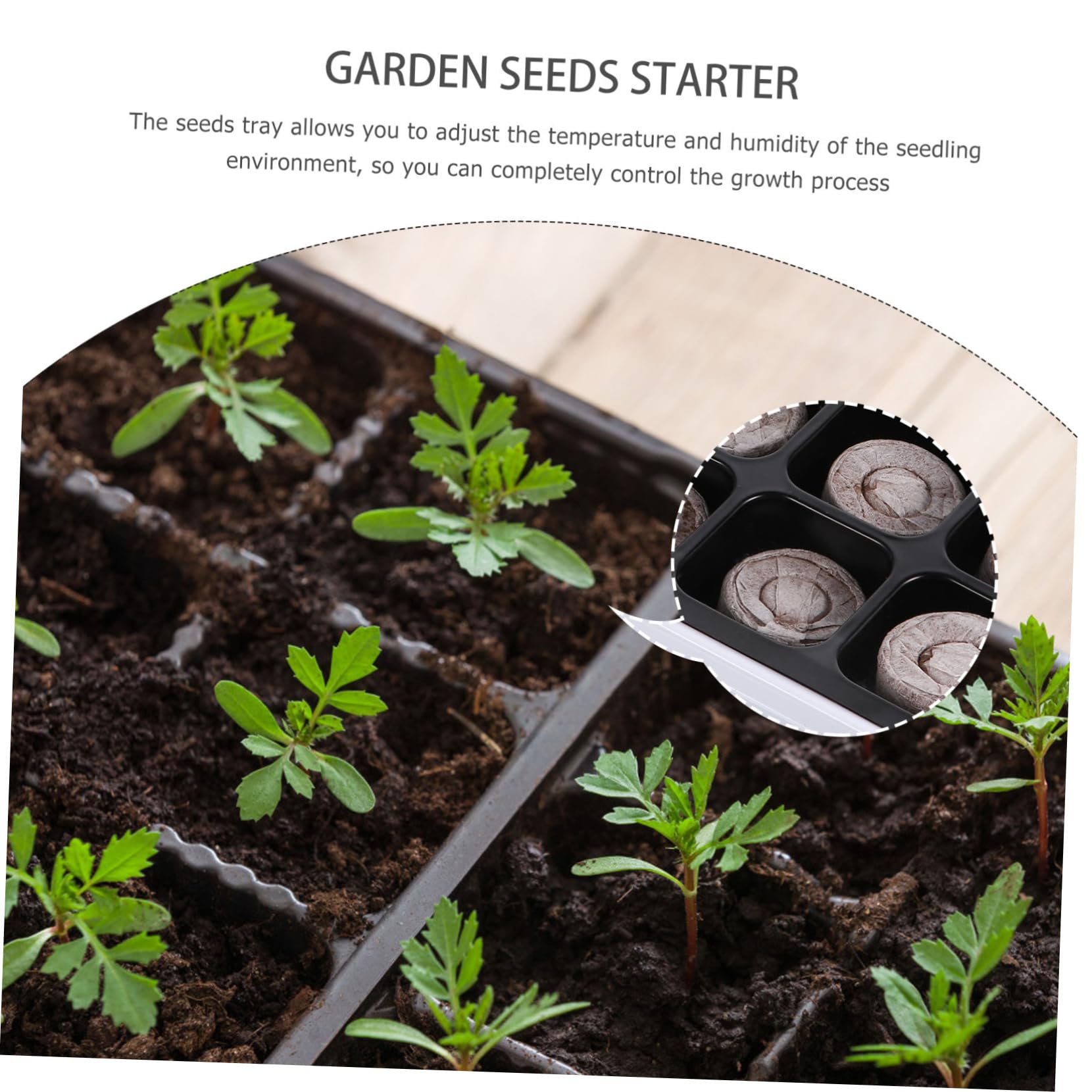 Kisangel 3 Juegos Caja De Vivero Bloque De Vivero Invernadero Drenaje Cuadrado Macetas De Germinación Cubo Alimentos De Origen Vegetal Aire Cúpula Plantas Mini El Plastico 12 Uds * 3