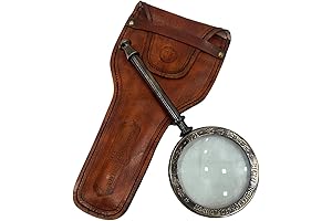 Intricate Henry London Brass Magnifying Glass