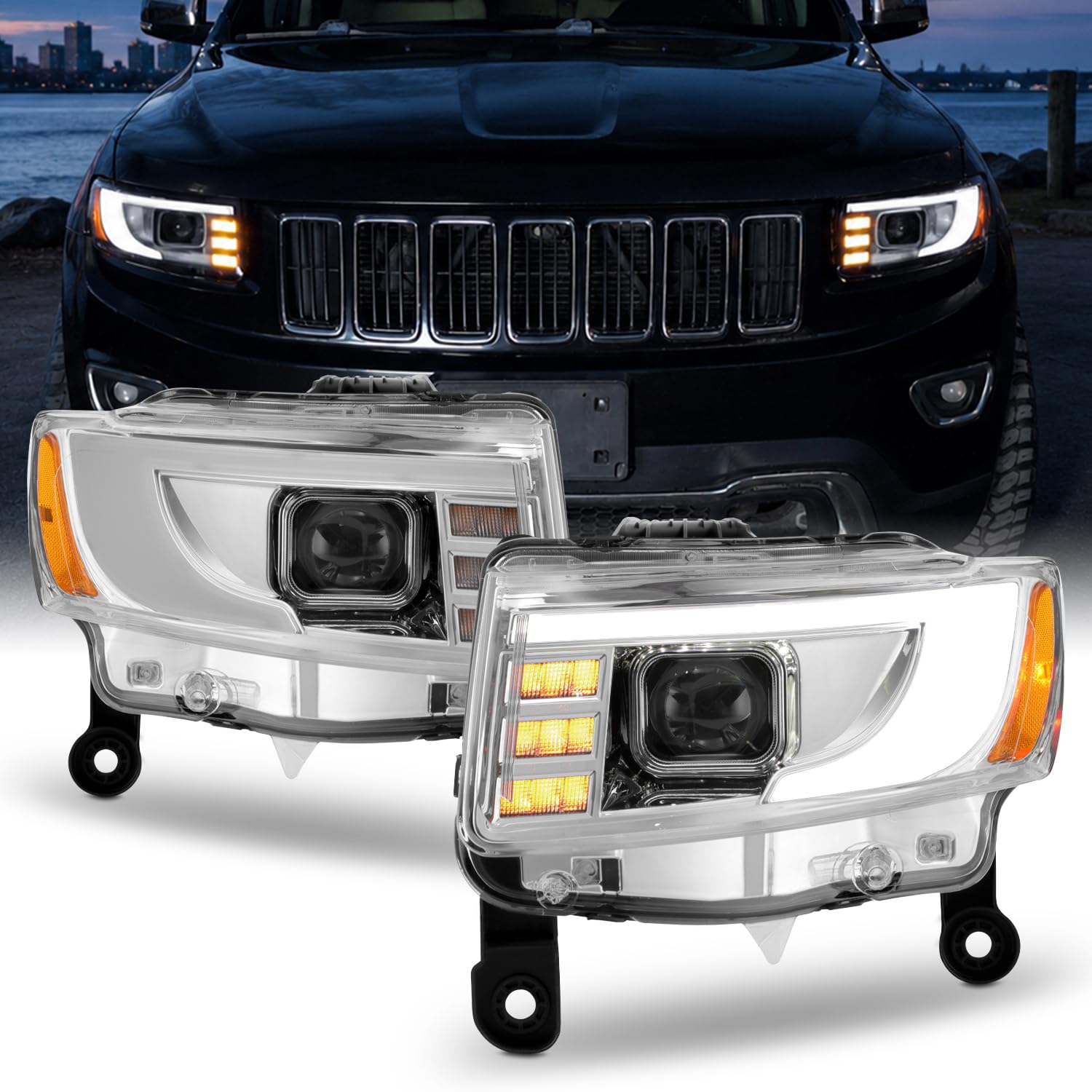 Amazon.com: AKKON - Fit 2014 2015 2016 Jeep Grand Cherokee [Full