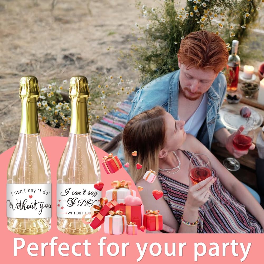 Mini etichette di champagne Set personalizzato di 10 Proposta di