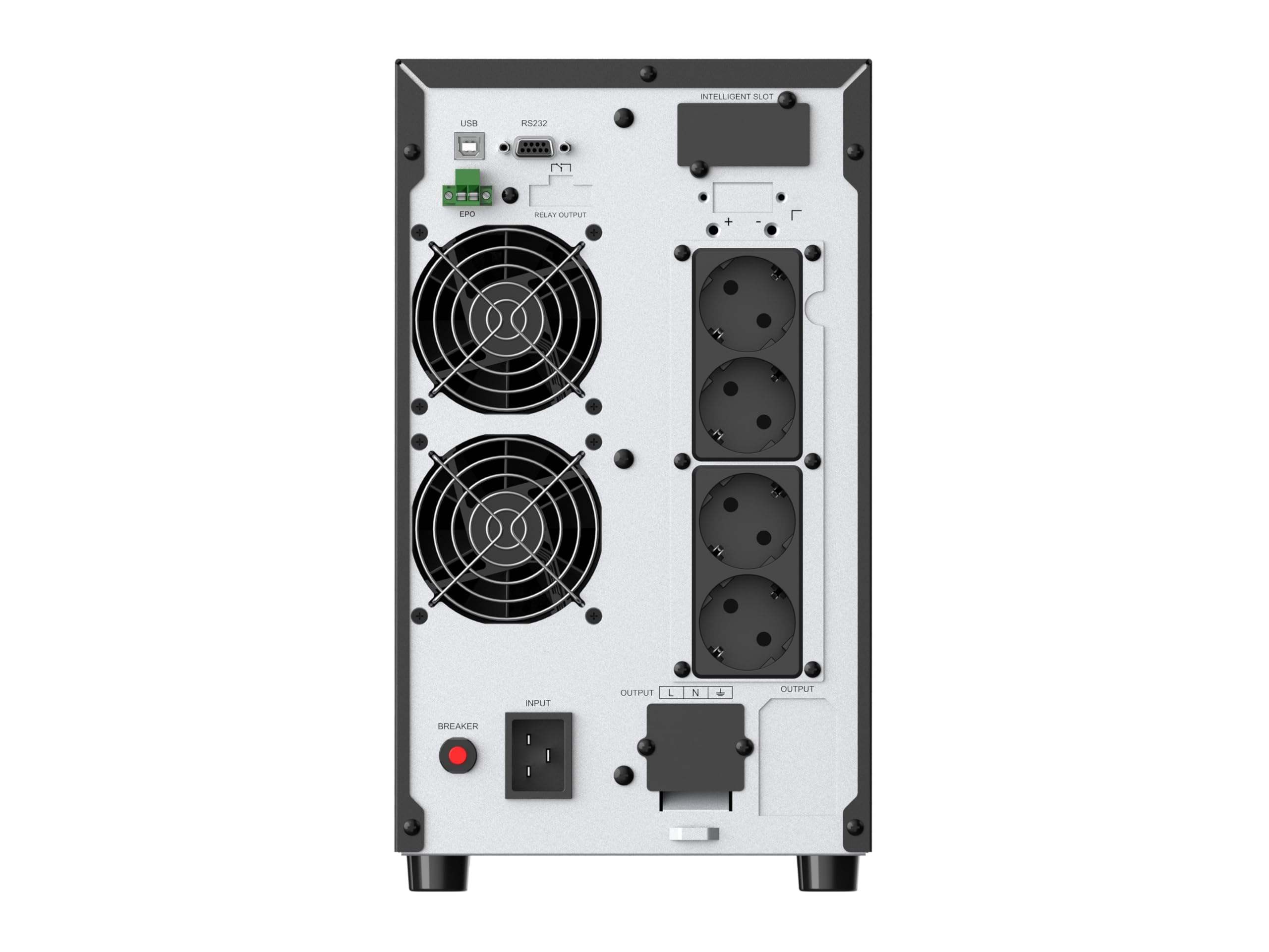 CONCEPTRONIC Zeus USV 3000VA 2700W Online UPS, Puerto IEC EPO