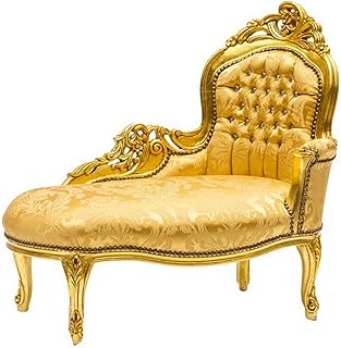 Way Home Store Dormeuse - Sillón Paolina barroco estilo francés Luis XVI dorado
